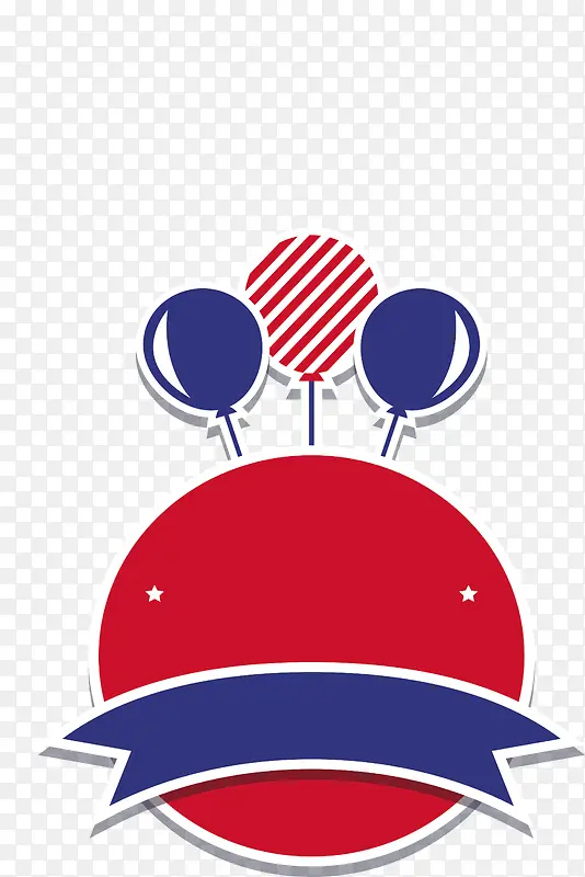 气球装饰标题框