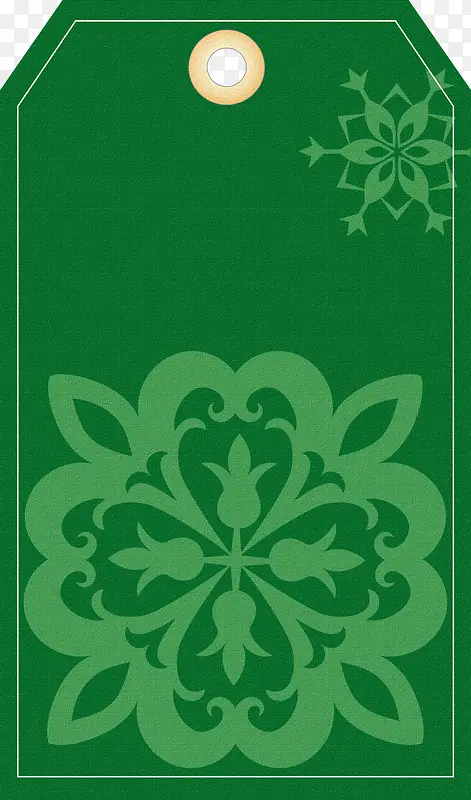 绿色卡片