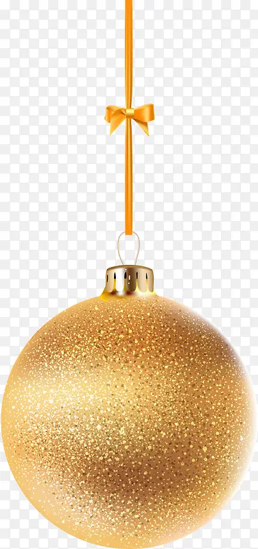 金色闪耀圣诞球