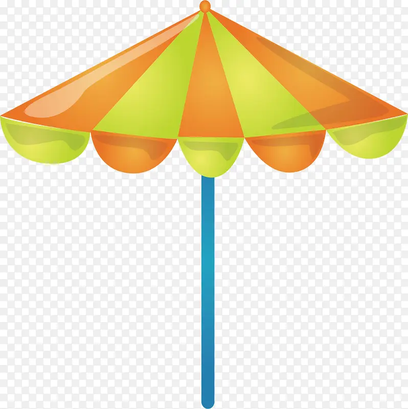 彩色花伞素材图片