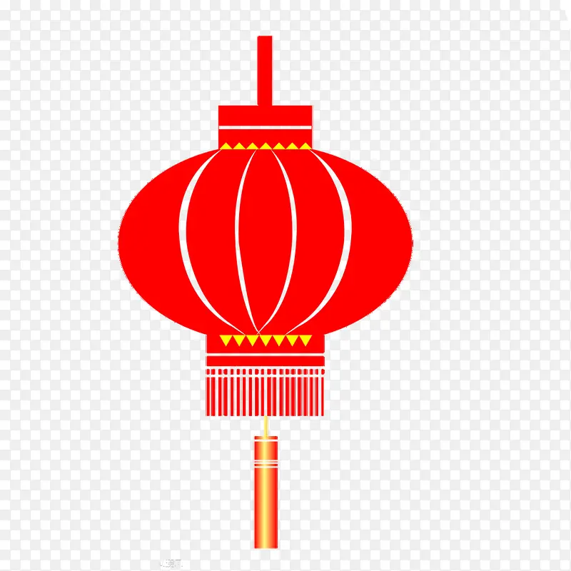 节日红色素材 中国风卡通灯笼