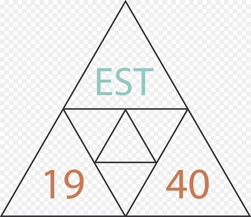 三角形金字塔图案