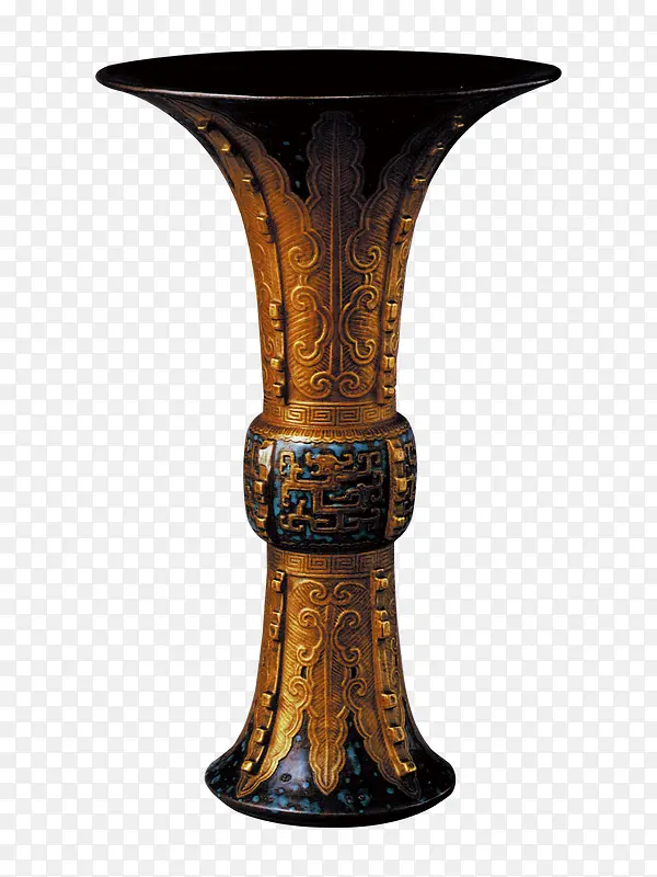 鎏金古董花瓶