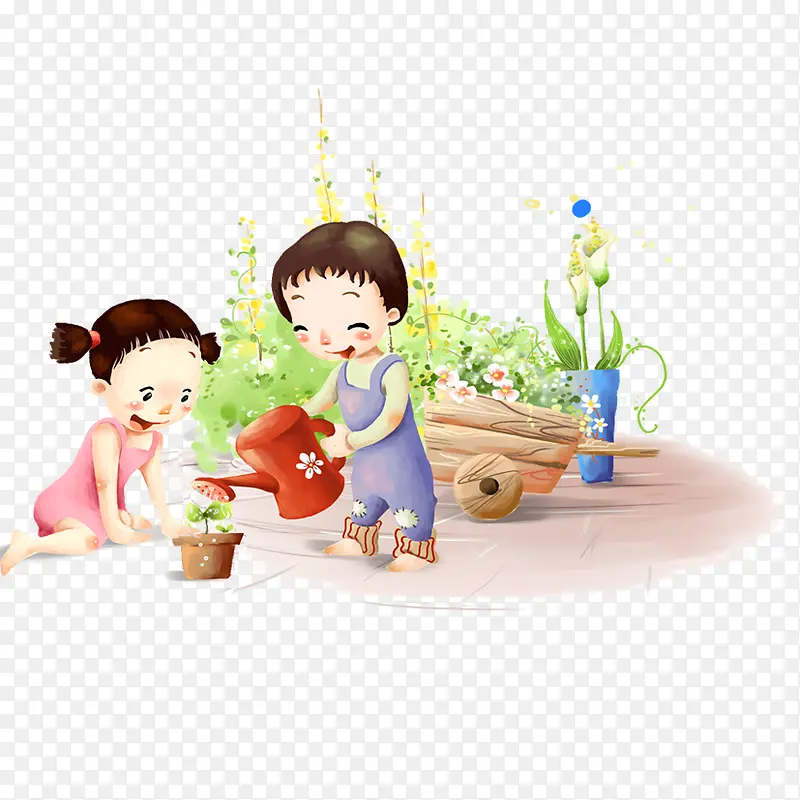 浇花图片PNG图片素材下载_图片编号9863125-PNG素材网