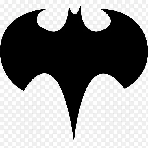 蝙蝠侠标志的轮廓图标