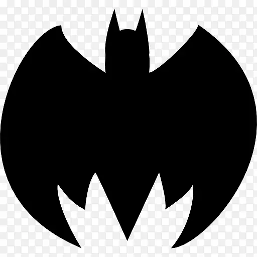 蝙蝠侠的轮廓图标