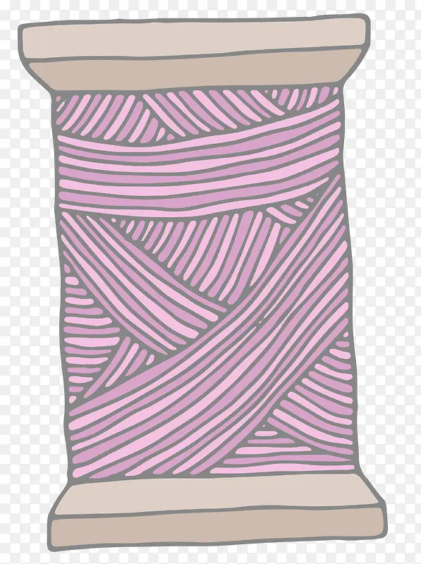 紫色针织线