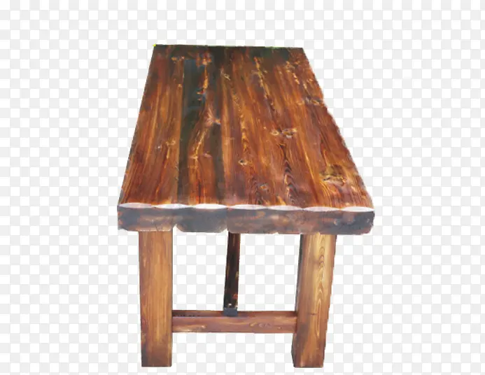 加厚碳化木户外桌凳
