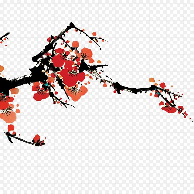 梅花中国风海报装饰