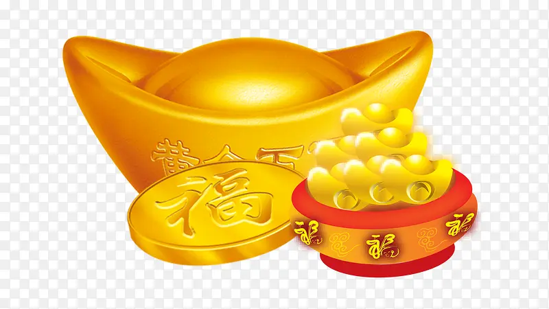 手绘金币元宝PNG图片素材下载_图片编号9869018-PNG素材网