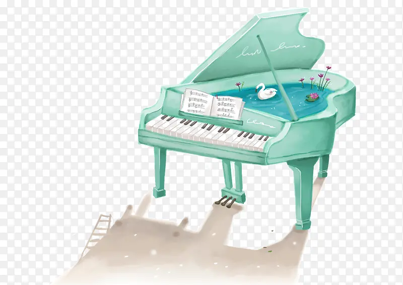 蓝色的钢琴