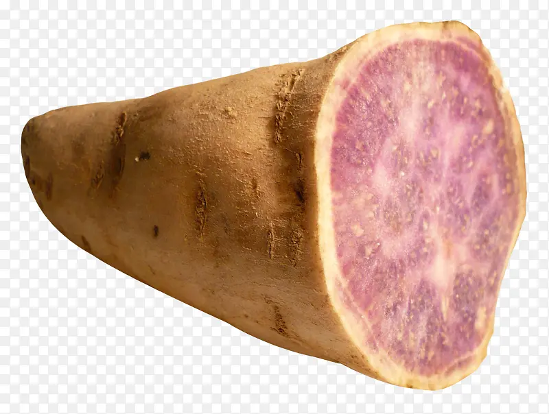 紫色新鲜番薯