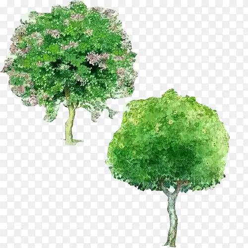 树木手绘画素材图片PNG图片素材下载_图片编号9875026-PNG素材网
