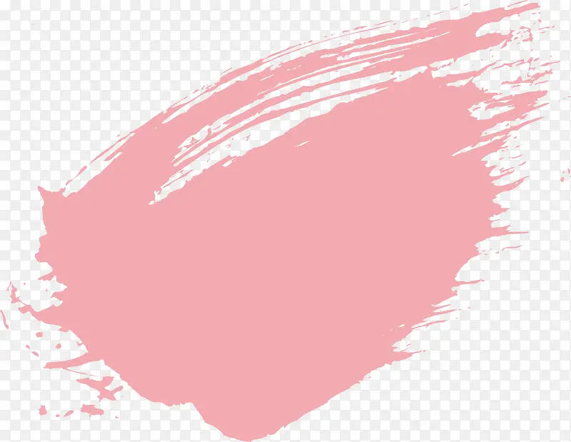 动感粉色笔刷素材图