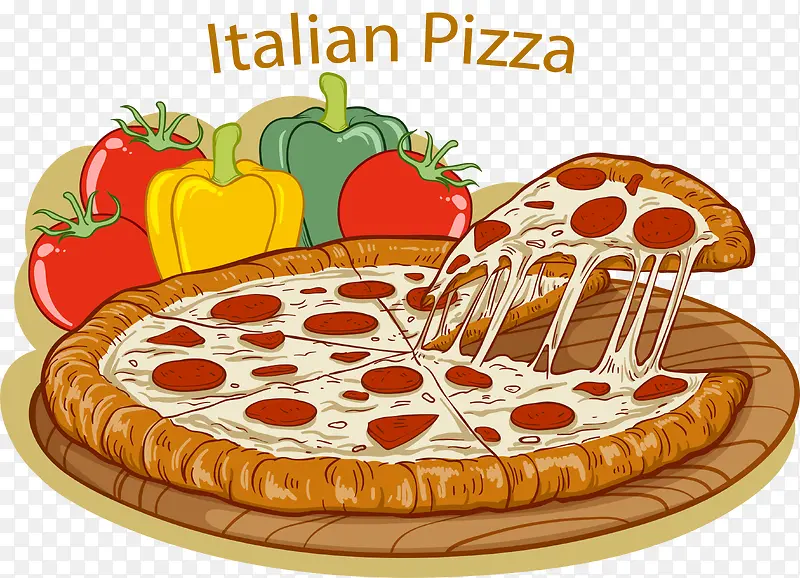 意大利手绘披萨