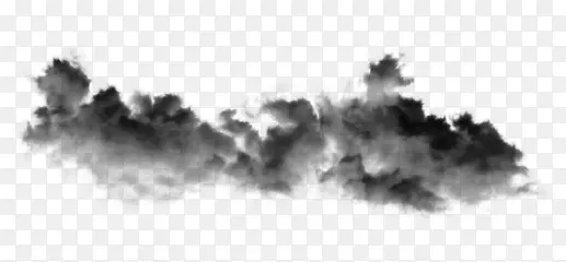 墨迹云朵装饰图片
