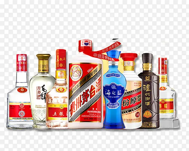 多种白酒的集合PNG图片素材下载_图片编号9881725-PNG素材网