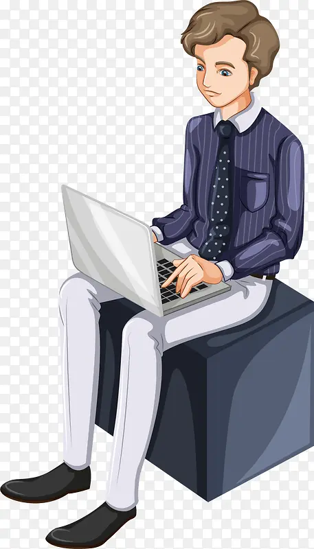 办公男士png矢量素材