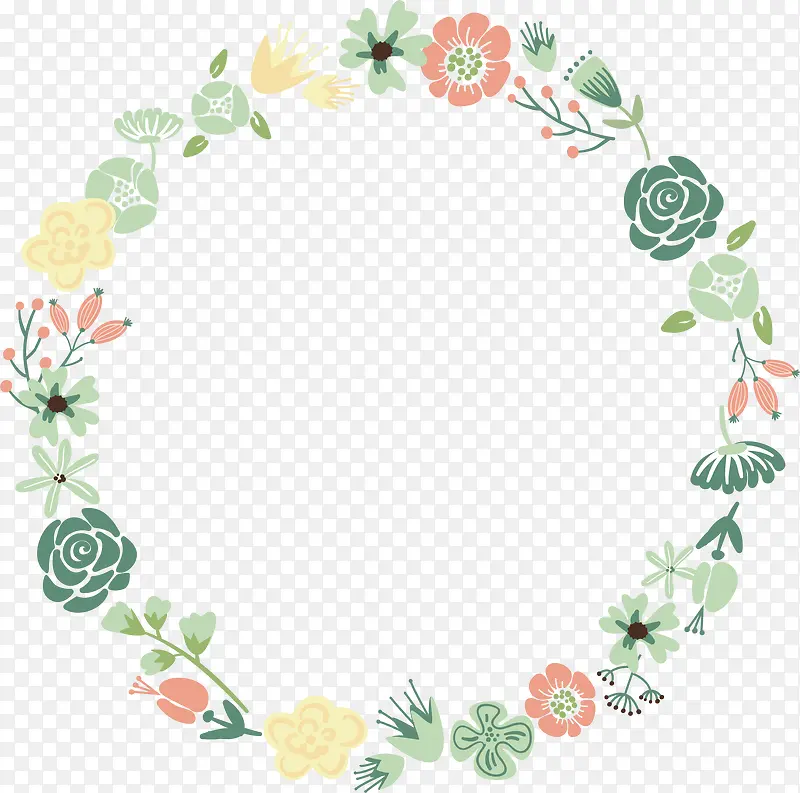 鲜花花环