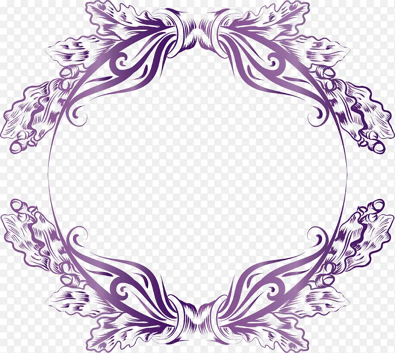 手绘紫水晶欧式边框