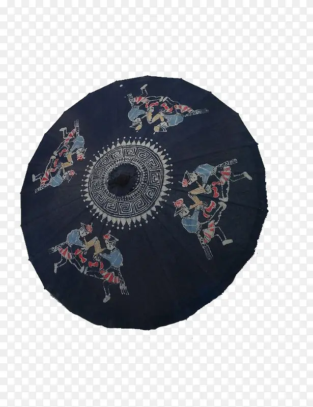 蜡染布伞