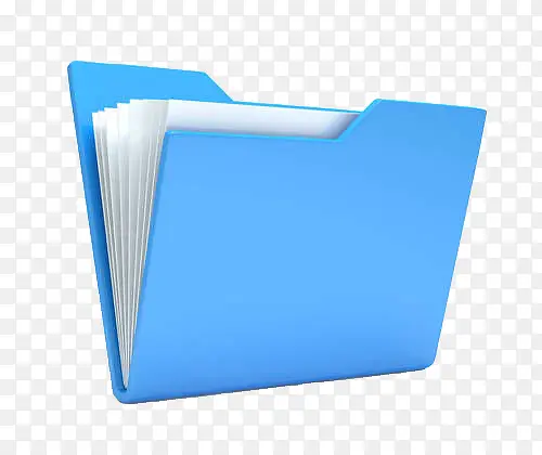 蓝色文件夹