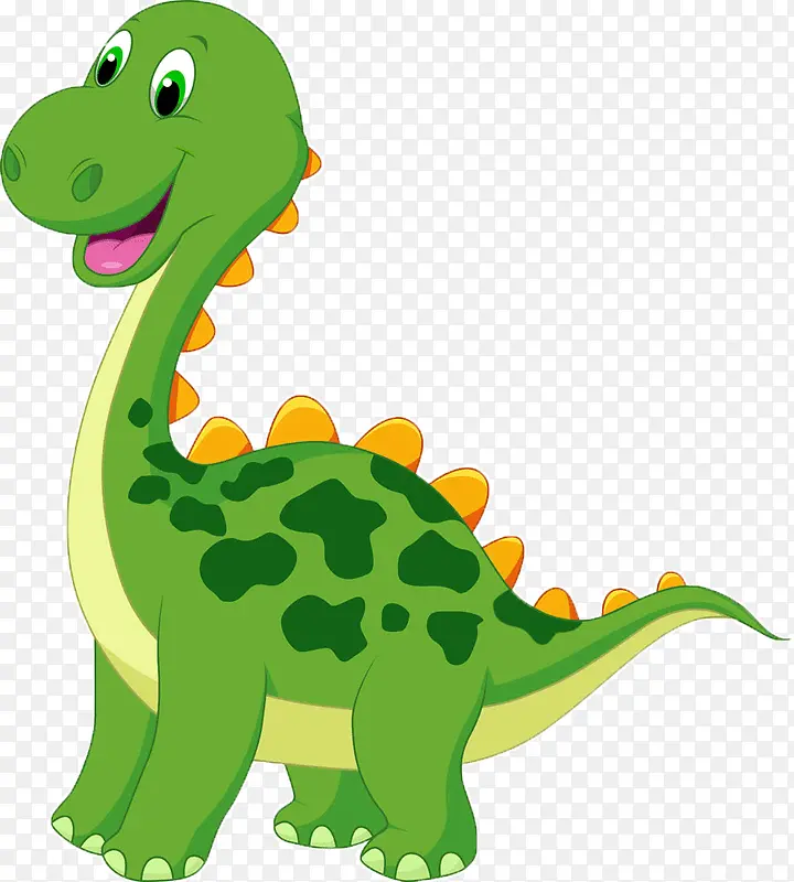 深绿色斑点恐龙
