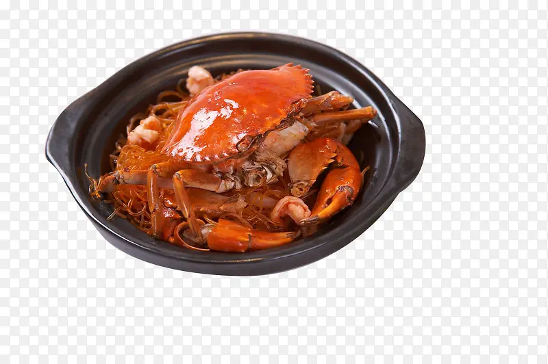 黑碗里的大螃蟹
