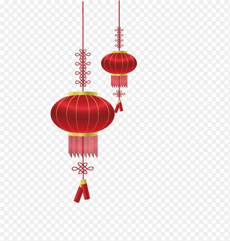 矢量大红灯笼