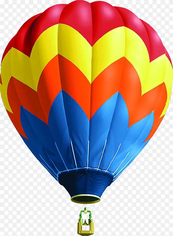 彩色卡通可爱热气球设计