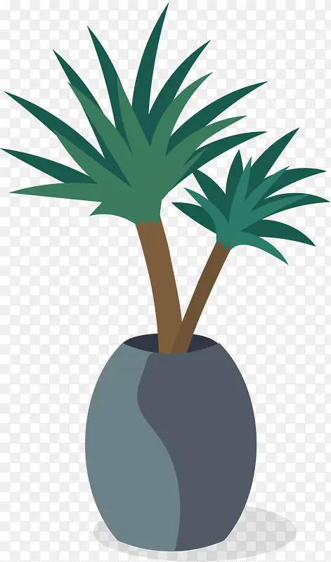矢量装饰绿植盆栽素材