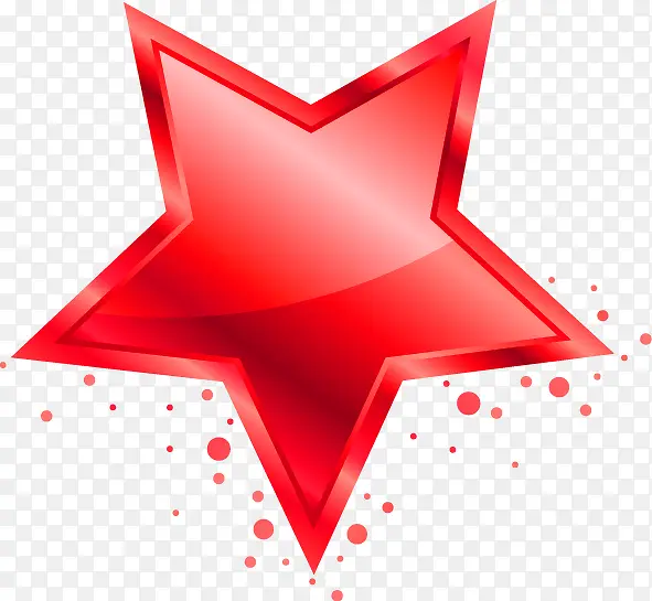 红色五角星素材
