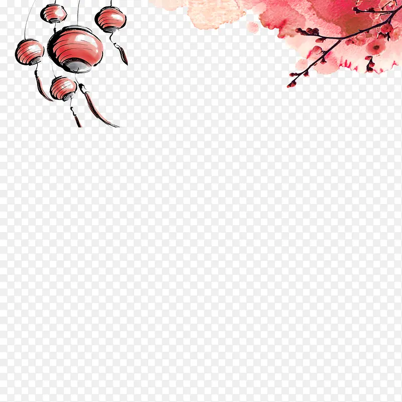 灯笼梅花