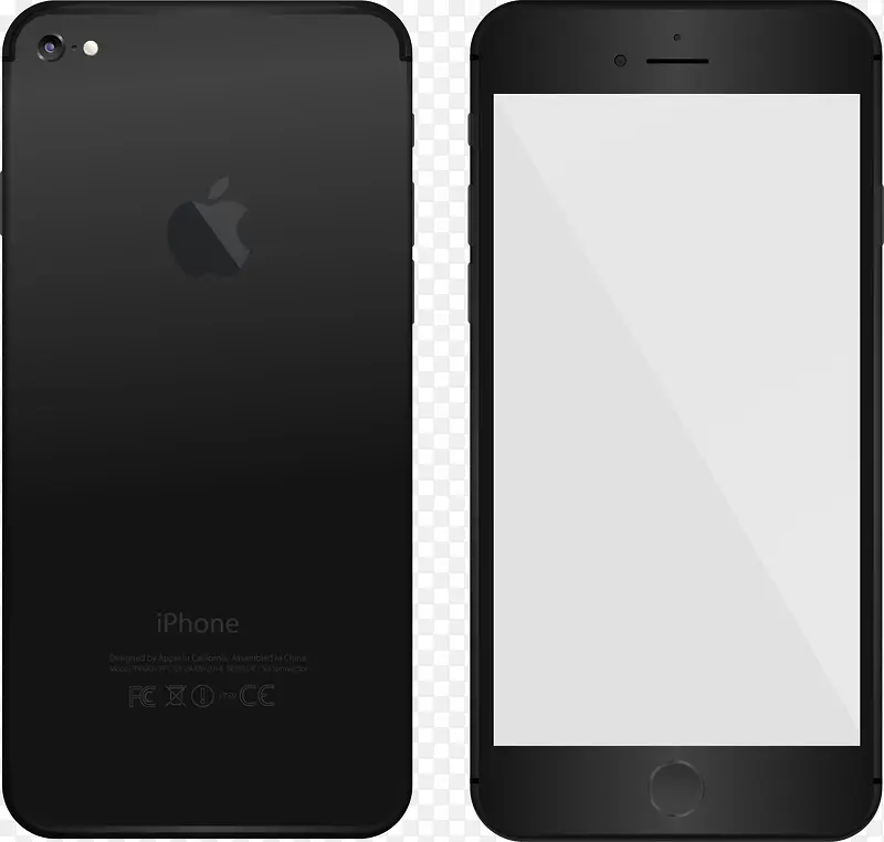 黑色苹果手机