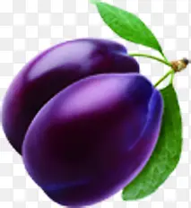 摄影水果紫色李子