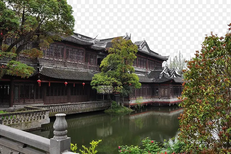 上海古镇建筑PNG图片素材下载_图片编号9897069-PNG素材网