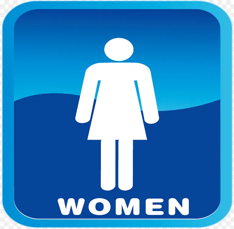 女厕所标志