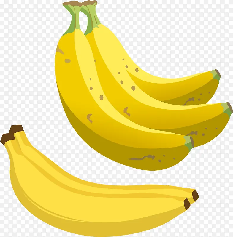 矢量香蕉效果元素