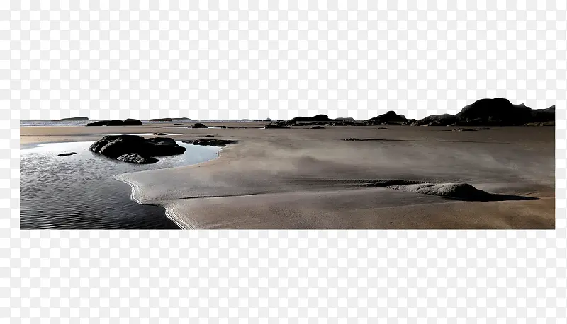 灰色泥土河流