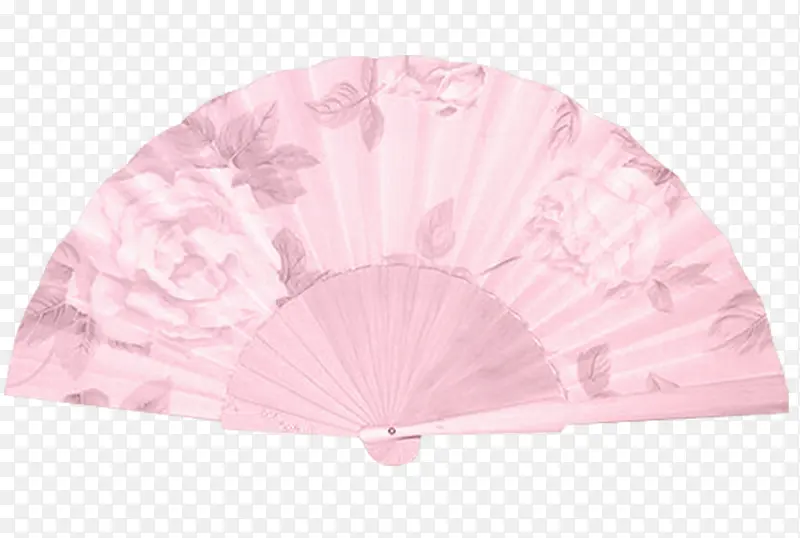 粉色折扇