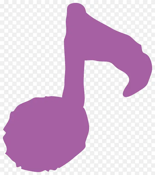 紫色音符