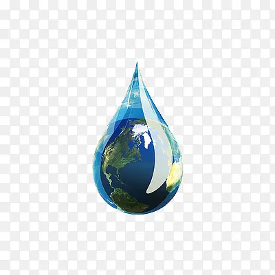 水滴与地球