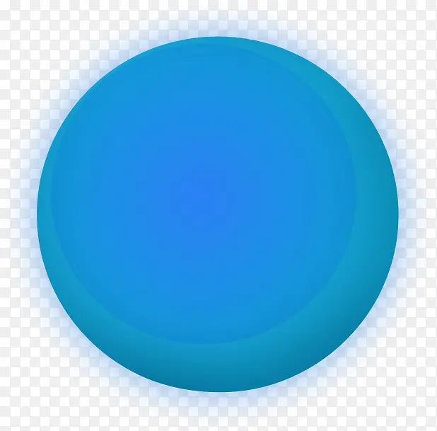 蓝色简约球形装饰图案