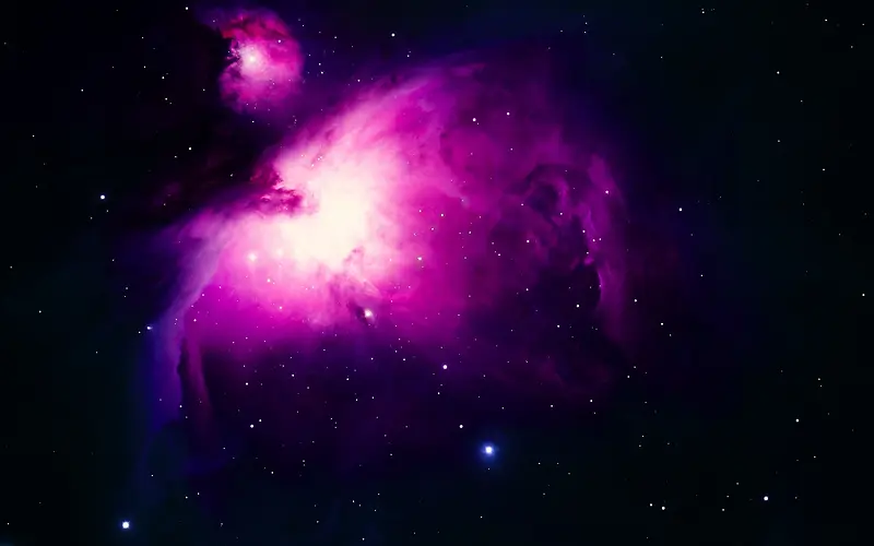 神秘紫色星空云彩