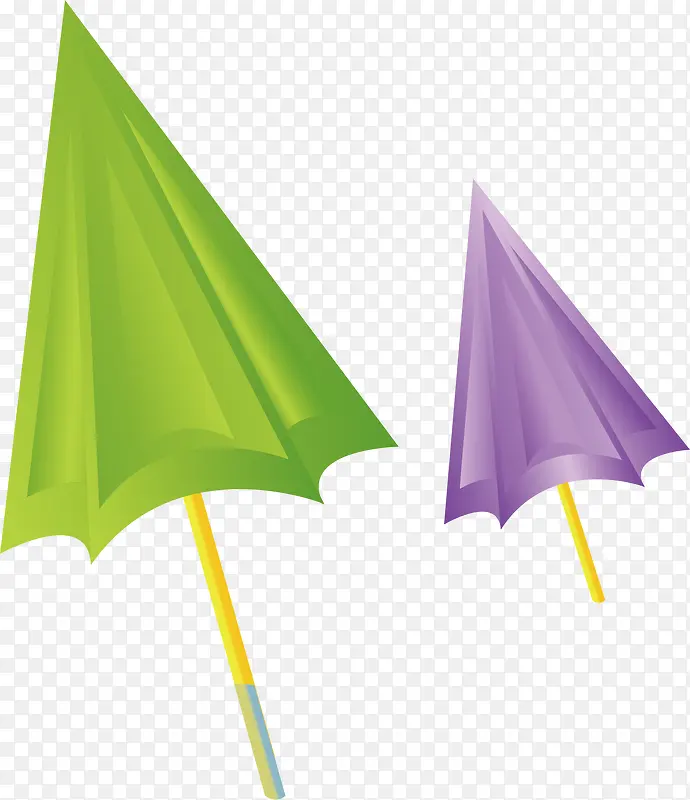 彩色伞素材图片