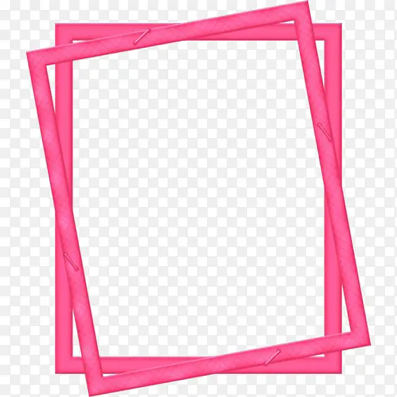粉色相框