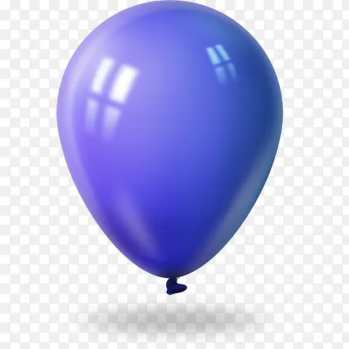 五彩缤纷的气球蓝色气球图标