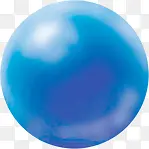 圆球蓝色图片素材