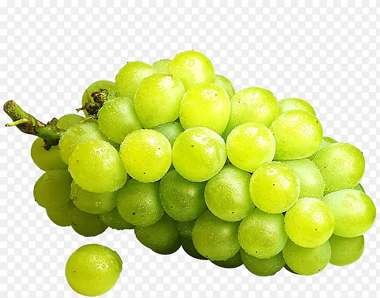 白葡萄免抠水果素材