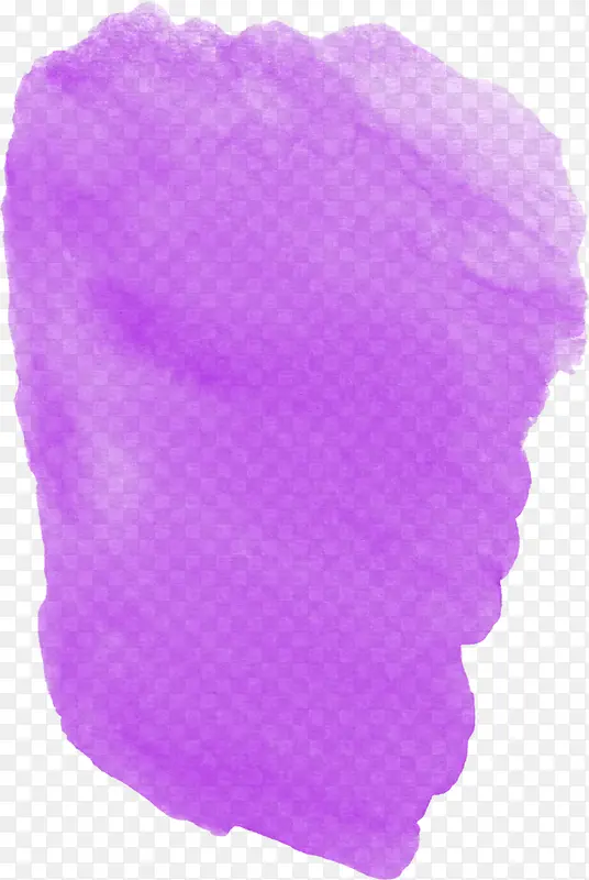 手绘紫色水印艺术海报